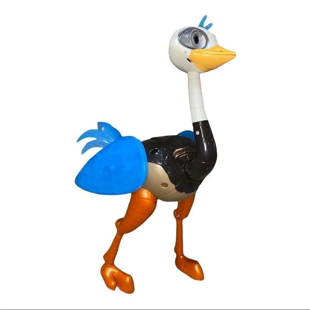 Disney MERC Ostrich Talking Light-up Sounds Toy Bird Miles From Tomorrowland